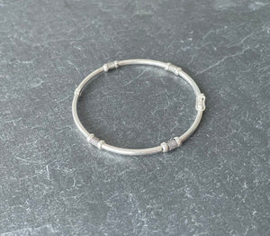 Bracelet pour femme, en argent, fabrication artisanale, style ethnique, Ana de Peru