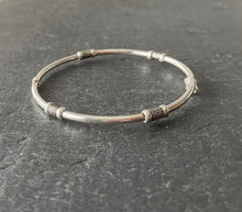 Charger l&#39;image dans la galerie, Bracelet pour femme, en argent, fabrication artisanale, style ethnique, Ana de Peru