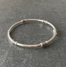 Charger l&#39;image dans la galerie, Bracelet pour femme, en argent, fabrication artisanale, style ethnique, Ana de Peru