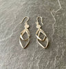 Boucles d'oreilles en argent- moderne- fabrication artisanal_Ana de Peru.