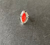 Bague "Anaranjado y negro"
