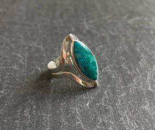 Charger l&#39;image dans la galerie, Bague en argent réversible ( Jade et Coral).