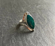 Charger l&#39;image dans la galerie, Bague en argent réversible ( Jade et Coral).