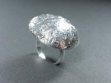 Charger l&#39;image dans la galerie, Bague en argent demi-sphère