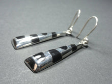 Charger l&#39;image dans la galerie, Boucles d&#39;oreilles en argent &quot;cou de girafe&quot;