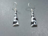 Boucles d'oreilles en argent "cou de girafe"