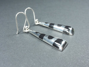 Boucles d'oreilles en argent "cou de girafe"