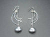 Boucles d'oreilles en argent "Notes"