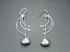 Boucles d'oreilles en argent "Notes"