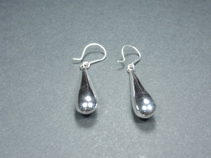 Boucles d'oreilles "gouttes d'argent"