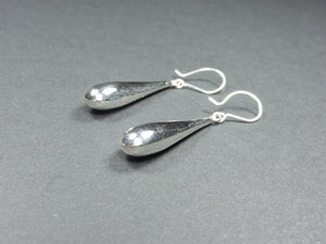 Boucles d'oreilles "gouttes d'argent"