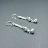 Boucles d'oreilles en argent "Suspendue"