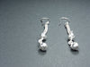 Boucles d'oreilles en argent "Suspendue"