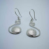 Boucles en argent "Note"