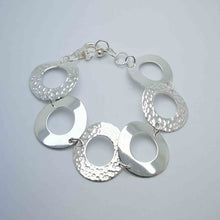 Charger l&#39;image dans la galerie, Bracelet argent &quot;Anneaux&quot;