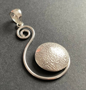 Pendentif argent "Nota Musical"