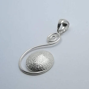 Pendentif argent "Nota Musical"