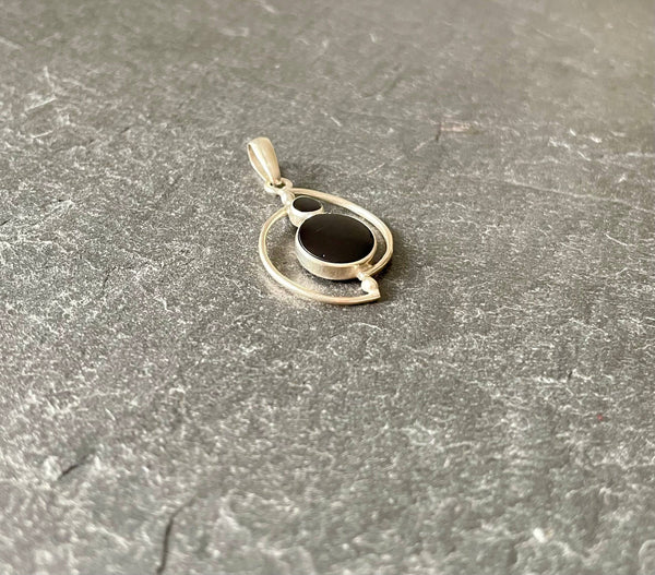 Pendentif "Onyx noir"