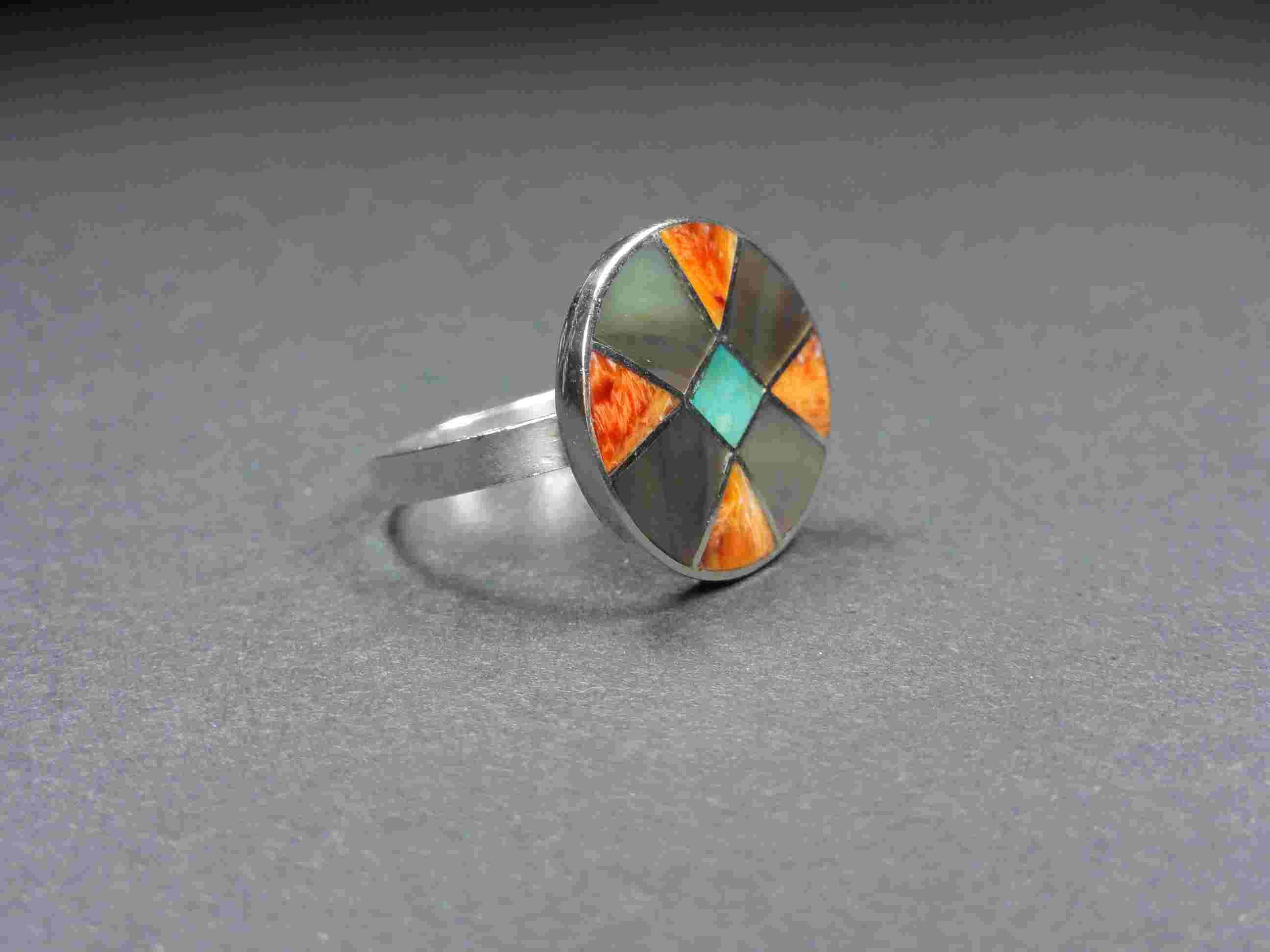 Bague argent ethnique "croix" - Ana de Peru