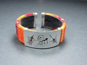 Bracelet en argent "lignes de Nazca" - Les Bijoux    ANA de PERU