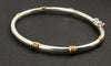 Bracelet en argent et or  - Les Bijoux ANA de PERU