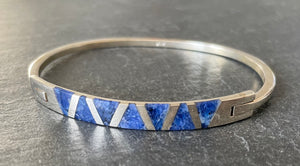 Bracelet ethnique-pierres natureles-argent-artisanale-bracelet-Ana de Peru.